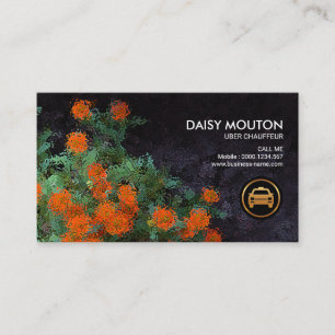 Carte De Visite Une Créative Unique D'Un Véritable TAXI Lady