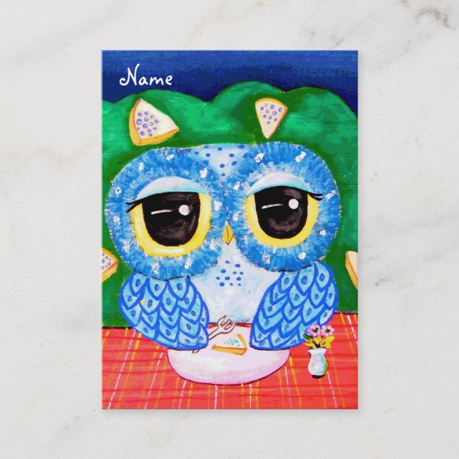 Carte De Visite Une nuit de myrtille (Devant)