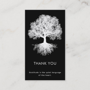 Carte De Visite Une source   Conception de l'arbre de vie
