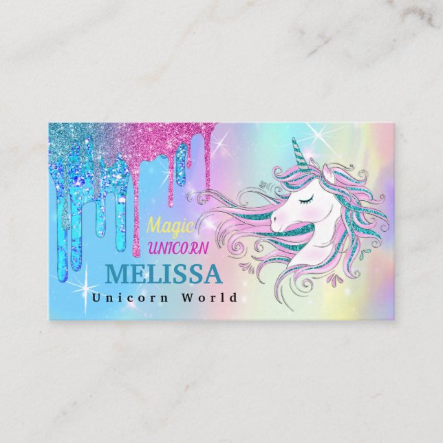Carte de visite Unicorn (Devant)