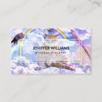 Carte De Visite Unicorne - Caticorn