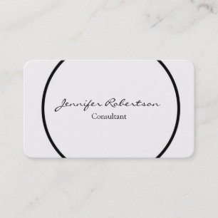 Carte De Visite Unique Créatif Simple Plaine Unique