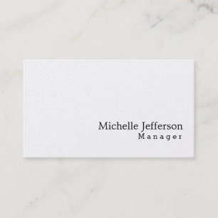 Carte De Visite Unique Design Or Élégant Simple