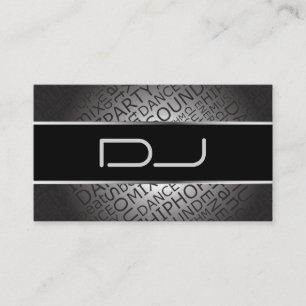 Carte de visite unique du DJ