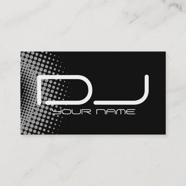 Carte de visite unique du DJ (Devant)