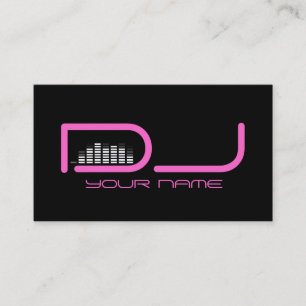 Carte de visite unique du DJ