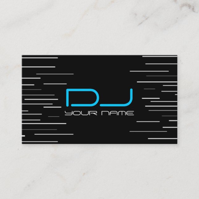 Carte de visite unique du DJ (Devant)