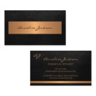 Unique professionnel moderne or métallique noir