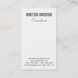 Carte De Visite Unique tendance Creative Professional