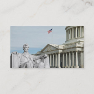Carte De Visite United States Capital & Lincoln