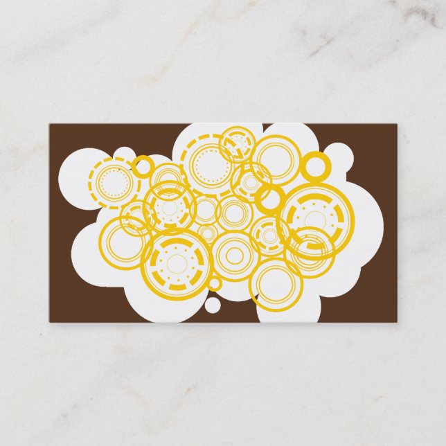 Carte De Visite Urban Retro Design Business card (Devant)