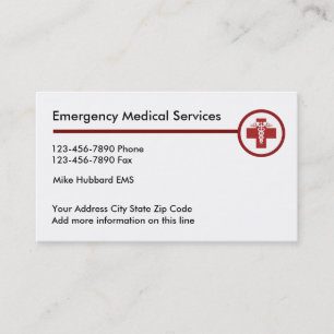 Carte De Visite Urgence Médicale