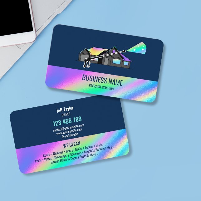 Carte De Visite Usine de lavage à pression professionnelle (Créateur téléchargé)