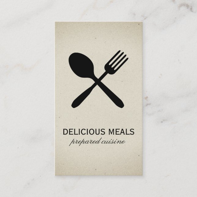 Carte De Visite Ustensiles alimentaires (Devant)