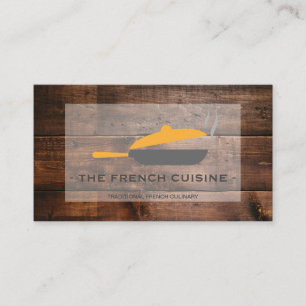 Carte De Visite Ustensiles+cuisine   Chef exécutif
