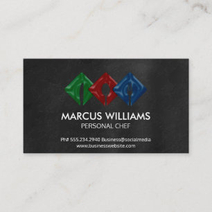 Carte De Visite Ustensiles de restaurant   Culinaire de restaurant