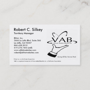 Carte De Visite VAB - Directeur de territoire