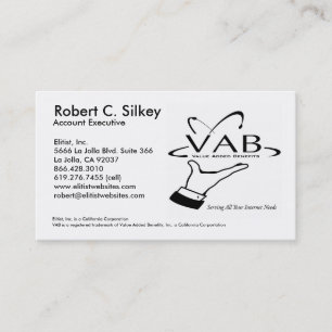 Carte De Visite VAB - Responsable de budget
