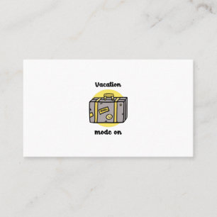 Carte De Visite Vacances