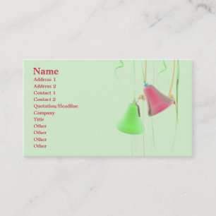 Carte De Visite Vacances Bells