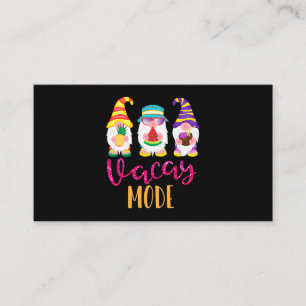 Carte De Visite Vacay Mode mignon Gnomes d'été Drôle cadeaux pour 