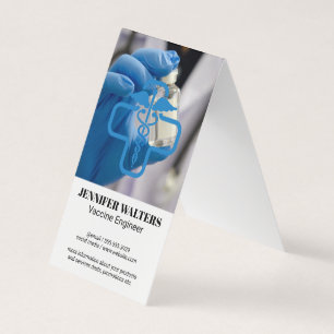 Carte De Visite Vaccin   Logo Médicament Santé
