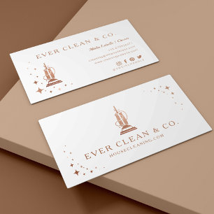 Carte De Visite Vacuum Professionnel Entretien et Nettoyage de la 