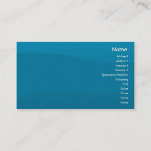 Carte De Visite Vague bleue - affaires