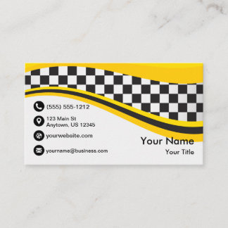 Carte De Visite Vague de taxi