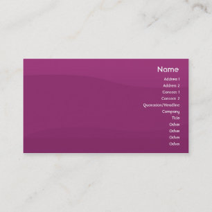 Carte De Visite Vague pourpre - affaires