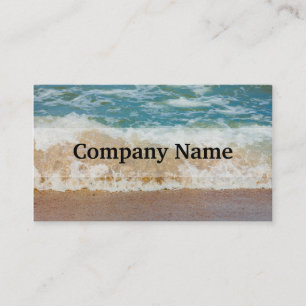 Carte De Visite Vague se brisant sur le rivage, photographie de