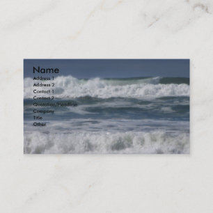 Carte De Visite Vagues