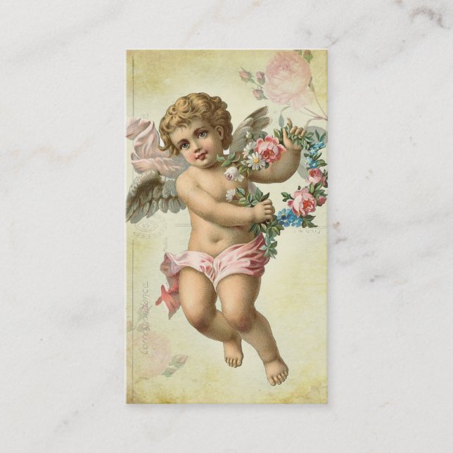 Carte De Visite Valentine Cherub (Devant)