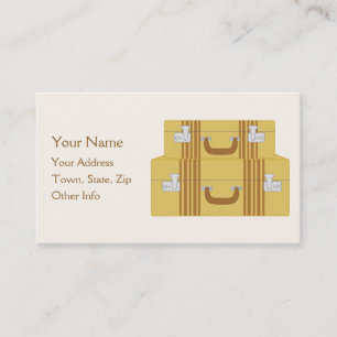 Carte De Visite Valises vintages