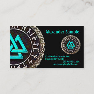 Carte de visite Valknut (Winding)