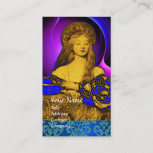 Carte De Visite VANITÉ BEAUTÉ-MODE COSTUME DESIGNER Gold Metal