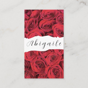 Carte De Visite Vecteur de plumes sans couture Roses Vintages voit
