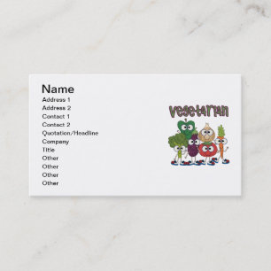 Carte De Visite Végétarien
