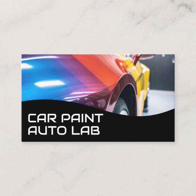 Carte De Visite Vehicle in Paint Booth | Auto Care Services (Devant)