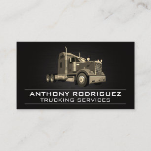 Carte De Visite Véhicule semi-routier   Logistique