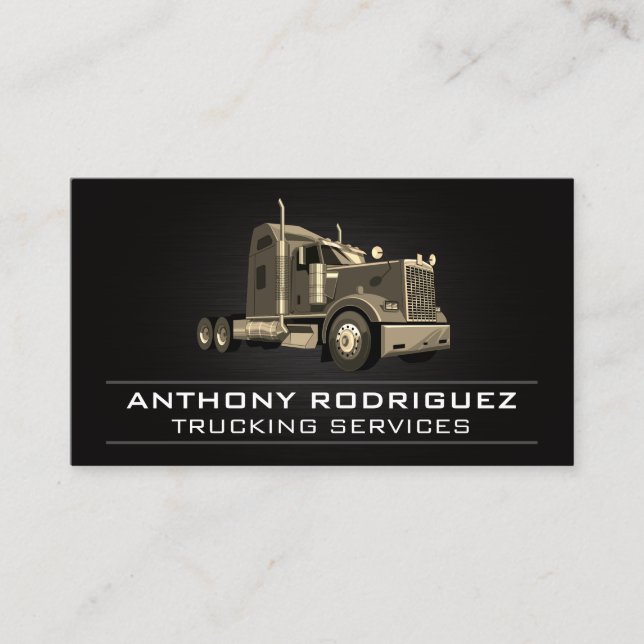 Carte De Visite Véhicule semi-routier | Logistique (Devant)