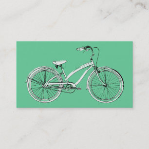 Carte De Visite vélo rétro