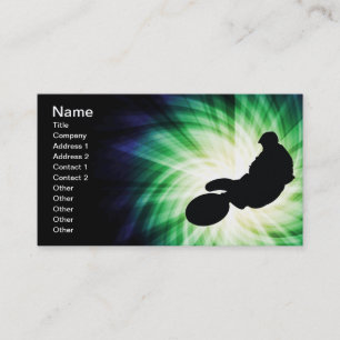 Carte De Visite Vélo Vert