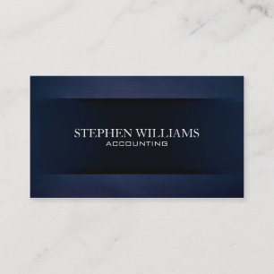 Carte De Visite Velours bleu