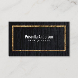 Carte De Visite Velours / Gold Frame