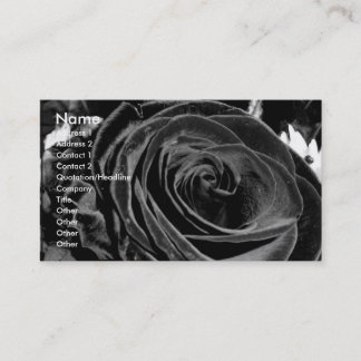 carte de visite Velvet Rose