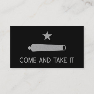Carte De Visite Venez il falloir le ~ le Texas de drapeau
