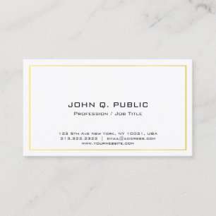 Carte De Visite Vente de bijoux d'antiquités Vendeur d'or simple e