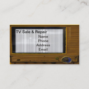 Carte De Visite Vente de télévision et de moniteur et services des