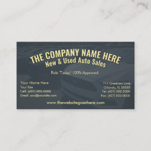 Carte De Visite Vente de voitures neuves et d'occasion - Ventes au